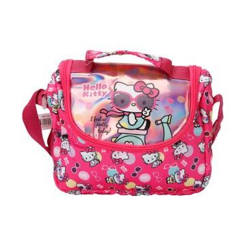 Hello Kitty 3245 Desenli Pembe Beslenme Çantası