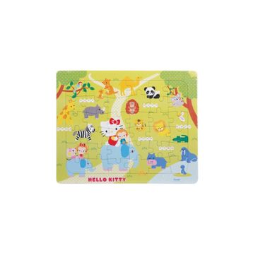 Hello Kitty Hayvanat Bahçesinde 36 Parça Puzzle