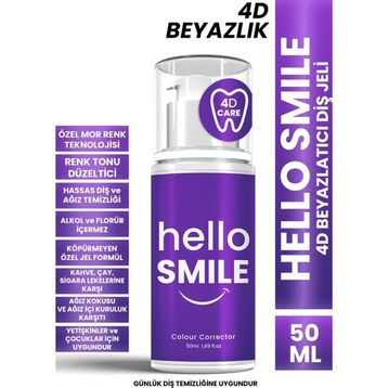 Hello Smile 4D 50 ml Diş Beyazlatıcı Jeli