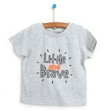 HelloBaby Basic Erkek Bebek Kar Melanj Tshirt