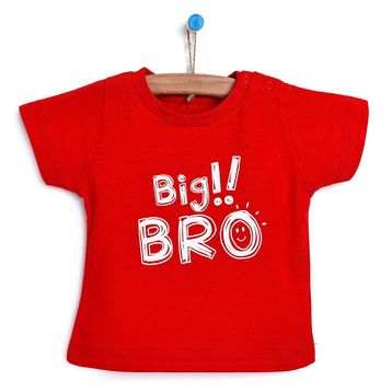 HelloBaby Basic Erkek Bebek Kırmızı Tshirt