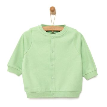 HelloBaby Basic Erkek Bebek Koyu Mavi Ribanalı Hırka