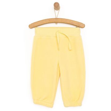 HelloBaby Basic Erkek Bebek Sarı Polar Pantolon