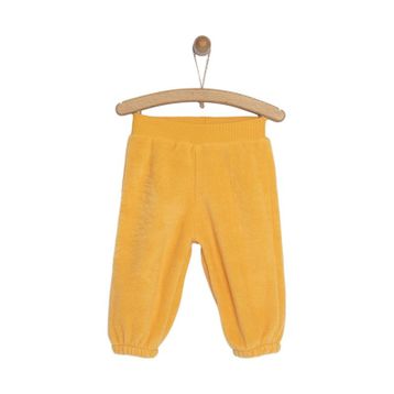 HelloBaby Basic Erkek Bebek Sarı Polar Pantolon