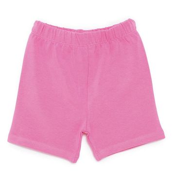 HelloBaby Basic Kız Reçme Paça Koyu Pembe Bebek Şort