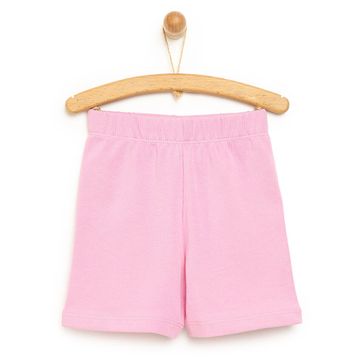 HelloBaby Basic Kız Reçme Paça Pembe Bebek Şort