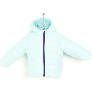 HelloBaby Basic Kulaklı Kapüşonlu Turkuaz Mont