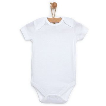 HelloBaby Beyaz Kısa Kol Body