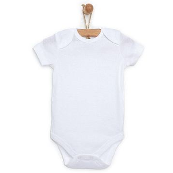 HelloBaby Beyaz Kısa Kol Body
