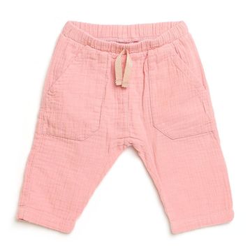 HelloBaby Gül Kurusu Basic Kız Bebek Cepli Pantolon