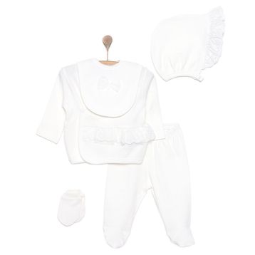 HelloBaby Kız Bebek Ekru Mevlüt Kıyafeti