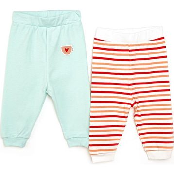 HelloBaby Mint Basic 2'li Patiksiz Kız Bebek Pantolon