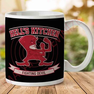 Hells Kitchen Fighting Devil Daredevil Baskılı Kupa