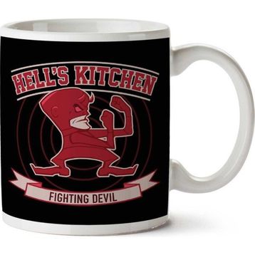Hells Kitchen Fighting Devil Daredevil Baskılı Kupa