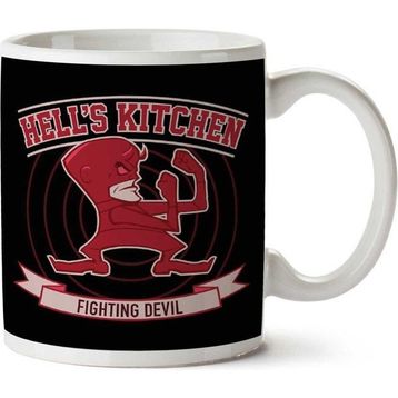 Hells Kitchen Fighting Devil Daredevil Baskılı Kupa