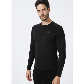 Helly Hansen HH LIFA ACTIVE CREW Siyah Erkek Bisiklet Yaka Üst İçlik