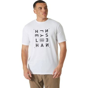 Helly Hansen HHA.63082-HHA.002 Skog Recycled Graphic Beyaz Erkek T-Shirt