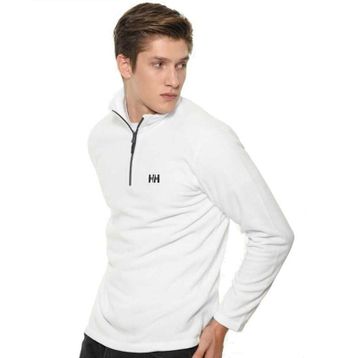 Helly Hansen Mount Fleece Erkek Polar Üst Beyaz Sweatshirt