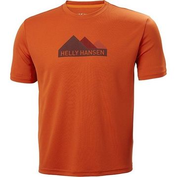 Helly Hansen Tech Graphic Turuncu Erkek T-Shirt