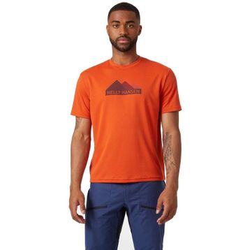 Helly Hansen Tech Graphic Turuncu Erkek T-Shirt