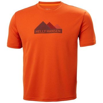 Helly Hansen Tech Graphic Turuncu Erkek T-Shirt