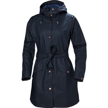 Helly Hansen W Kırkwall Iı Raıncoat Lacivert Yağmurluk