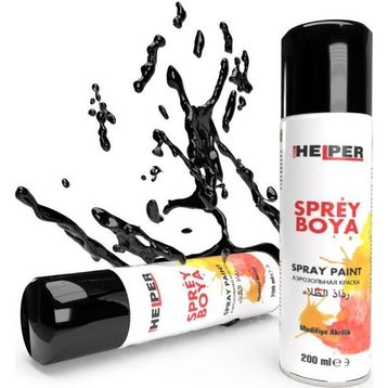Helper RAL 9005 Mat Siyah 200 ML Sprey Boya