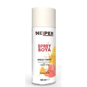 Helper RAL 9010 Parlak Beyaz 200 ml Modifiye Akrilik Sprey Boya