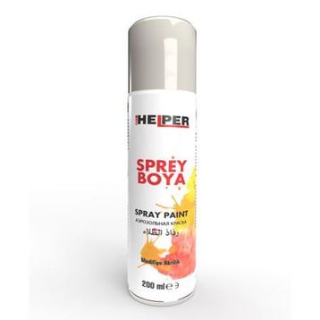 Helper RAL 9010 Parlak Beyaz 200 ml Modifiye Akrilik Sprey Boya