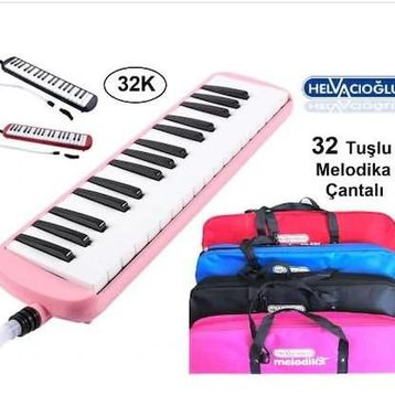 Helvacıoğlu 32 Tuşlu Siyah Melodika