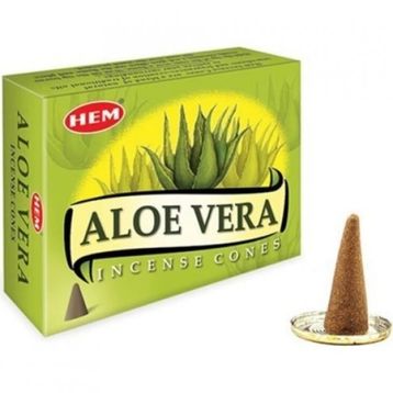 Hem 1 Kutu 10 Adet Aloe Vera Konik Tütsü