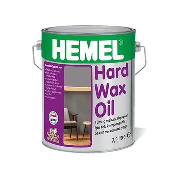 Hemel Hardwax Oil Castle Brown 2.5 lt Ahşap Bakım Yağı