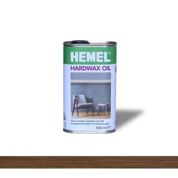 Hemel Hardwax Oil Chocolate 0.5 lt Ahşap Bakım Yağı