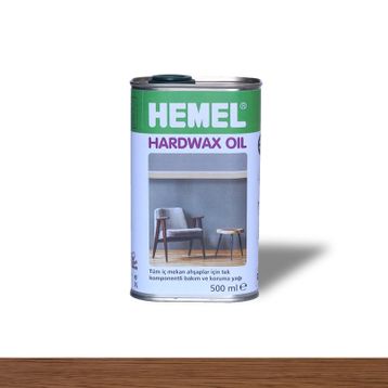 Hemel Hardwax Oil English Color 0.5 lt Ahşap Bakım Yağı