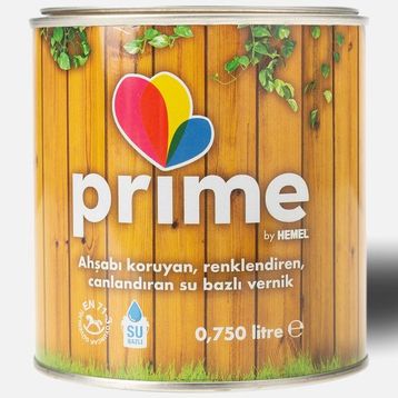 Hemel Prime Solvent Bazlı Fındık 0.75 lt Vernik