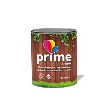 Hemel Prime Solvent Bazlı Şeffaf 2.5 lt Vernik