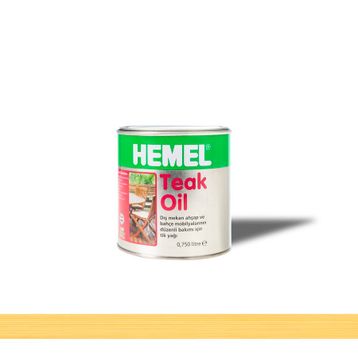 Hemel Teak Oil 2.5 lt Şeffaf Ahşap Bakım Yağı