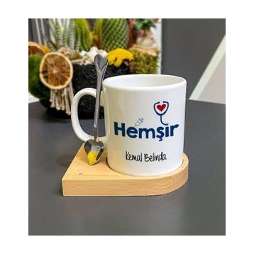 Hemşir-Beyaz Kupa Bardak
