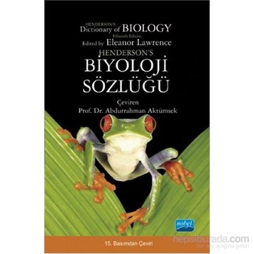 HENDERSON'S BIYOLOJI SÖZLÜĞÜ - ELEANOR LAWRENCE