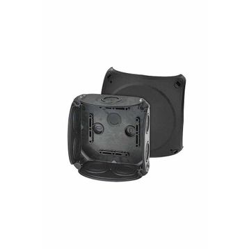 Hensel IP66 130x130x77 DK 0600 B Siyah Termoplastik Buat