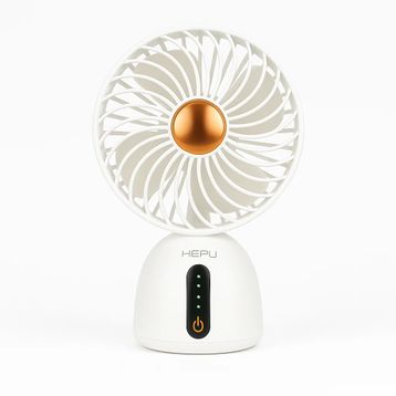Hepu HP-F07 USB Şarjlı Sessiz Masaüstü Mini Fan 360 Ayarlanabilir Gövde Vantilatör