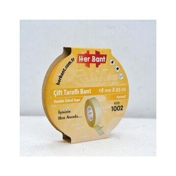 Her Bant 18x25 m Askılı Çift Taraflı Bant