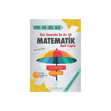 Her Sınavda En Az 10 Matematik Neti Cepte Konu Anlatımlı - Yaşar Karadağ Rıdvan Işık
