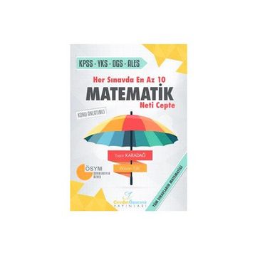 Her Sınavda En Az 10 Matematik Neti Cepte Konu Anlatımlı - Yaşar Karadağ Rıdvan Işık