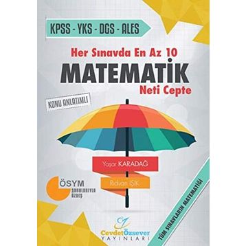 Her Sınavda En Az 10 Matematik Neti Cepte Konu Anlatımlı - Yaşar Karadağ Rıdvan Işık