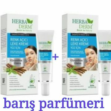 Herbaderm 2x55 ml Yüz İçin Renk Açıcı Leke Kremi