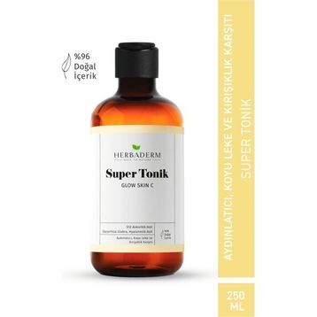 Herbaderm Glow Skin C Aydınlatıcı 150 ml Leke ve Kırışıklık Karşıtı Super Tonik