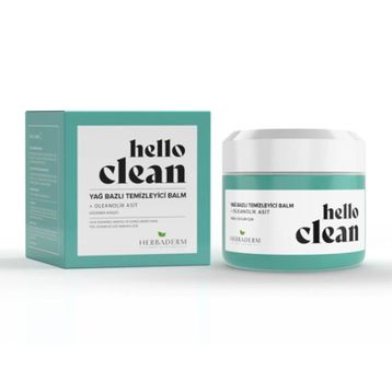 Herbaderm Hello Clean 100 ml Gözenek Karşıtı Yağ Bazlı Temizleyici Balm