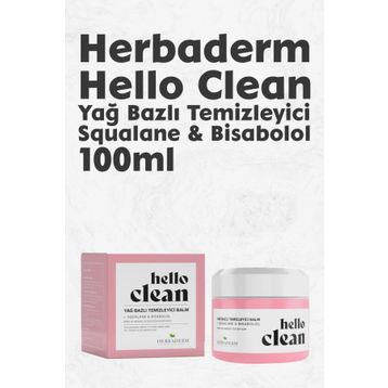 Herbaderm Hello Clean Yağ Bazlı Oleanolik Asit ve Squalane Bisabolol 100 ml Temizleyici Balm