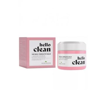 Herbaderm Hello Clean Yüz Dudak ve Göz İçin Yağ Bazlı Oleanolik Asitli 100 ml Temizleyici Balm